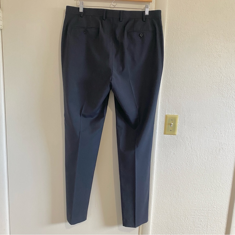 Lauren Ralph Lauren High Performance Wool Dress Pants 36x34 Classic Fit Navy - Picture 5 of 11